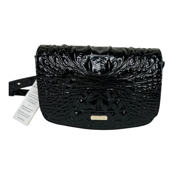 New BRAHMIN Black Melbourne‎ Crossbody - Picture 1 of 8